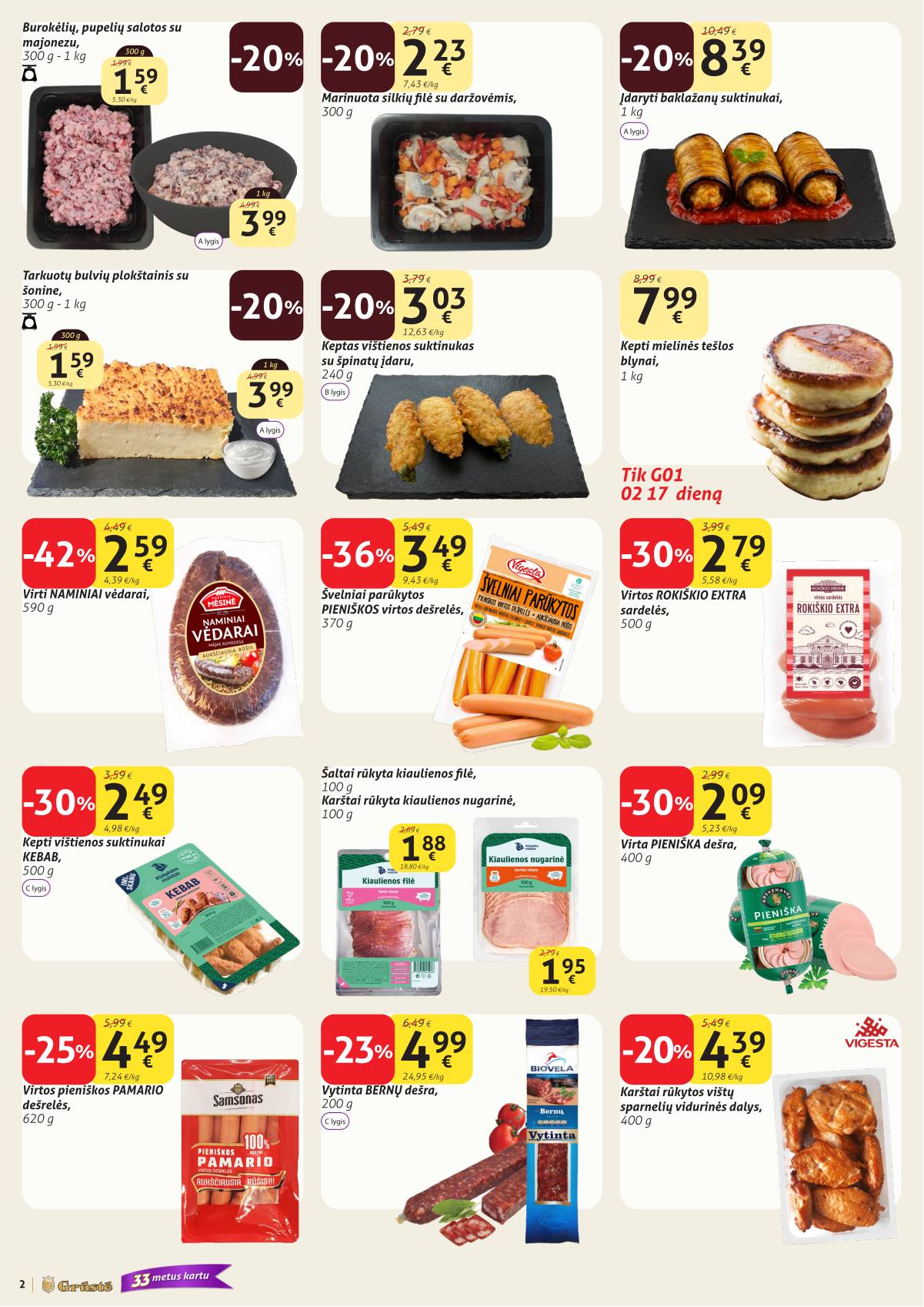 Grūstė - Grūstė akcijų Leidinys Nr. 5 2026-02-11 - 2026-02-20 2 puslapis