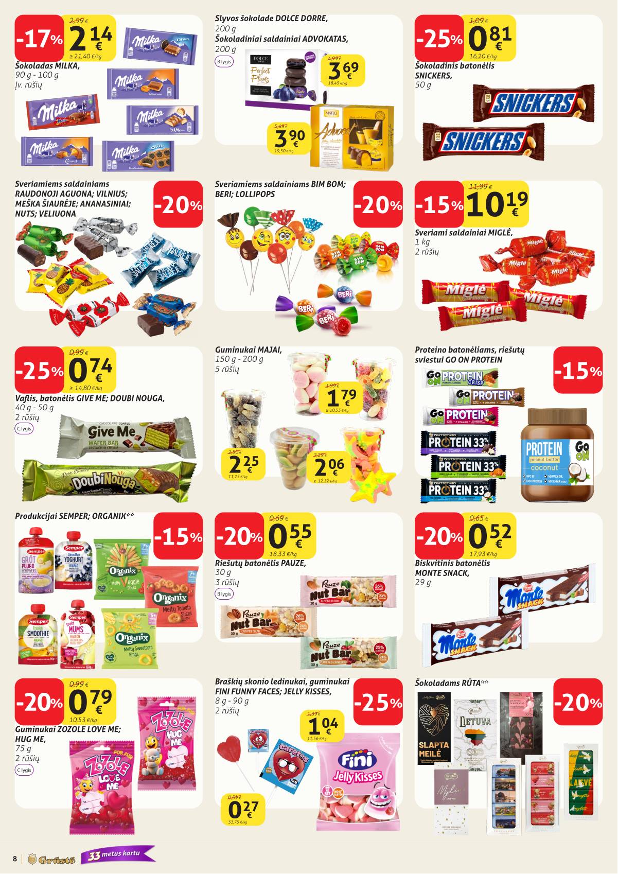 Grūstė - Grūstė akcijų Leidinys Nr. 5 2026-02-11 - 2026-02-20 8 puslapis