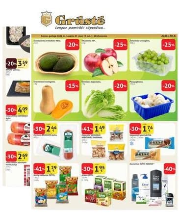 Grūstė - Grūstė akcijų Leidinys Nr. 6 2026.02.21 - 02.28 2026-02-21 – 2026-02-28