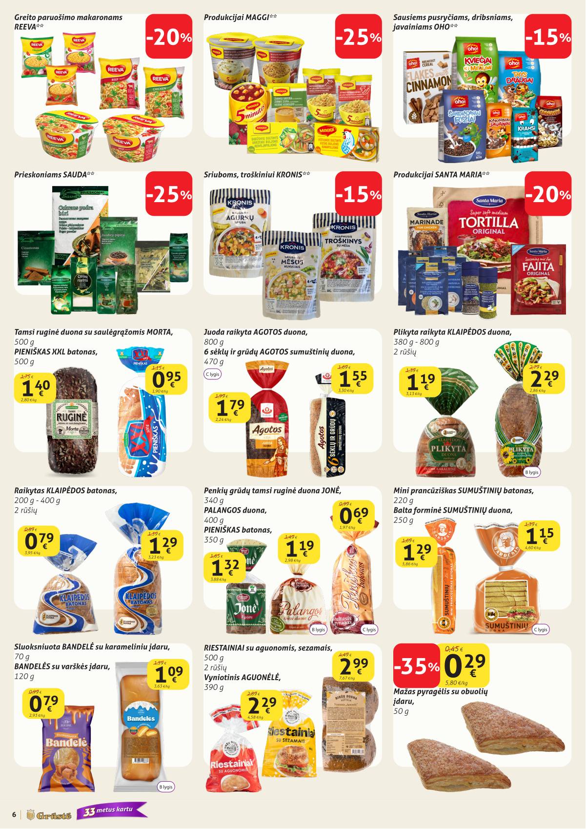 Grūstė - Grūstė akcijų Leidinys Nr. 6 2026.02.21 - 02.28 6 puslapis