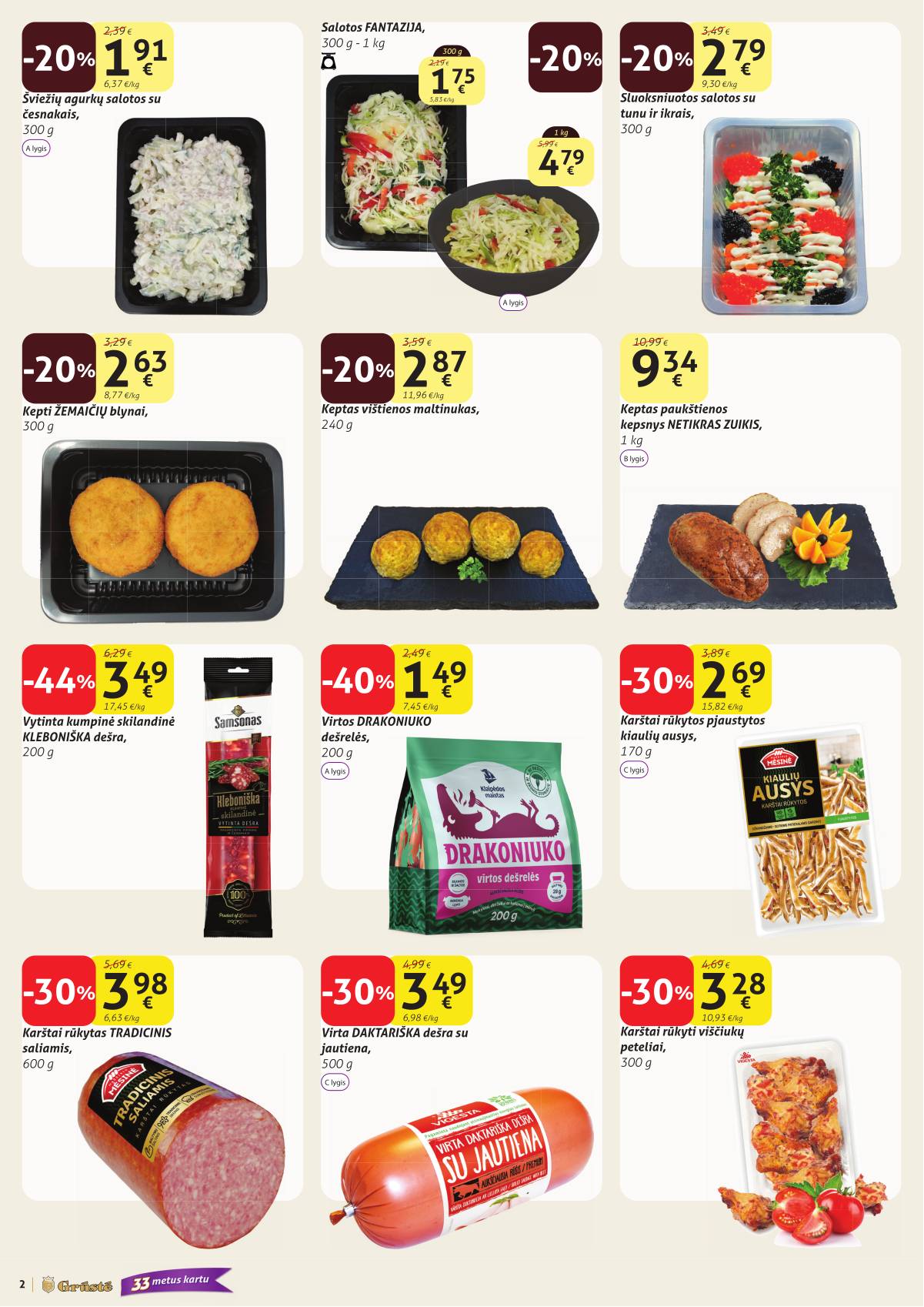 Grūstė - Grūstė akcijų Leidinys Nr. 7 2026-03-01 - 2026-03-10 2 puslapis