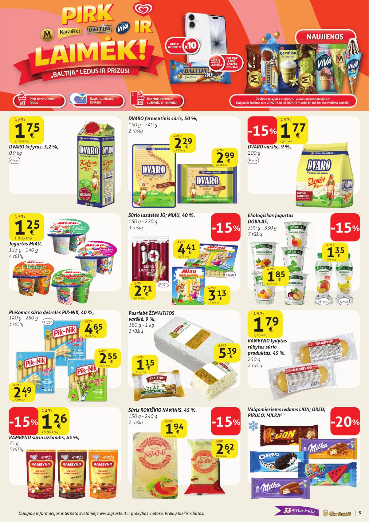 Grūstė - Grūstė akcijų Leidinys Nr. 7 2026-03-01 - 2026-03-10 5 puslapis