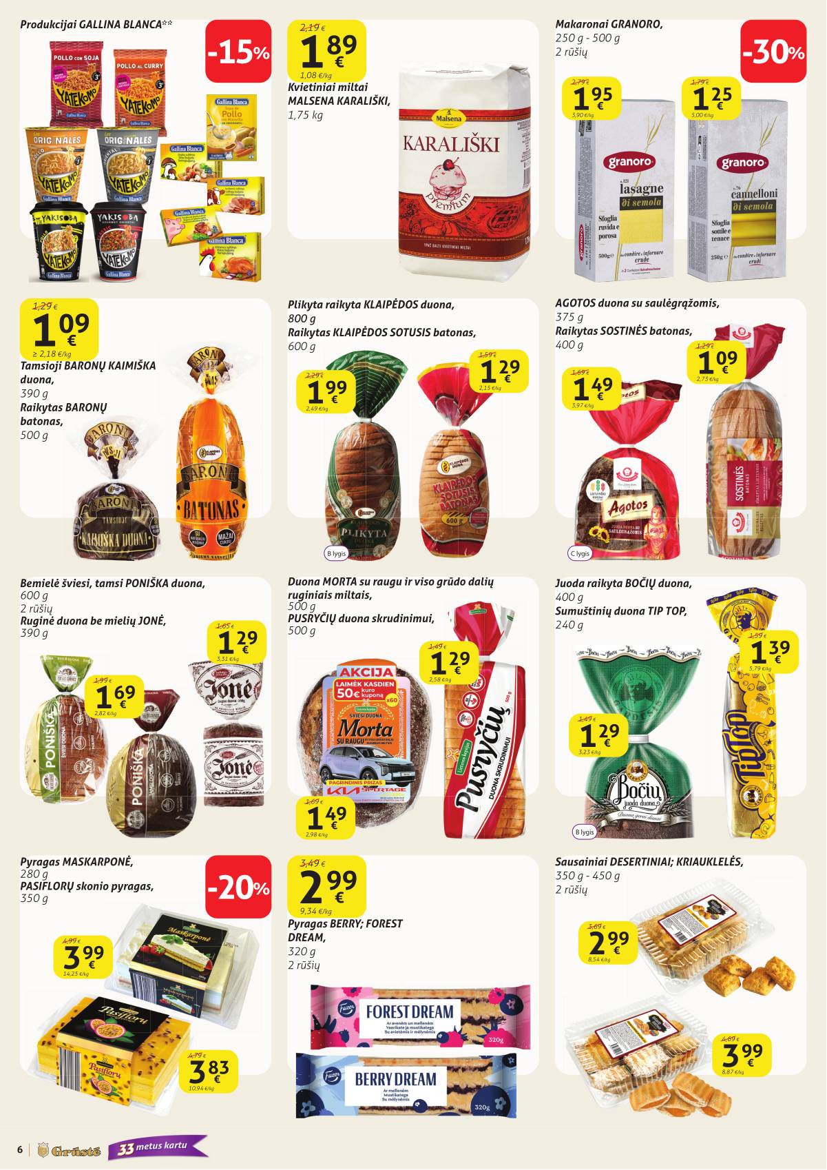 Grūstė - Grūstė akcijų Leidinys Nr. 7 2026-03-01 - 2026-03-10 6 puslapis