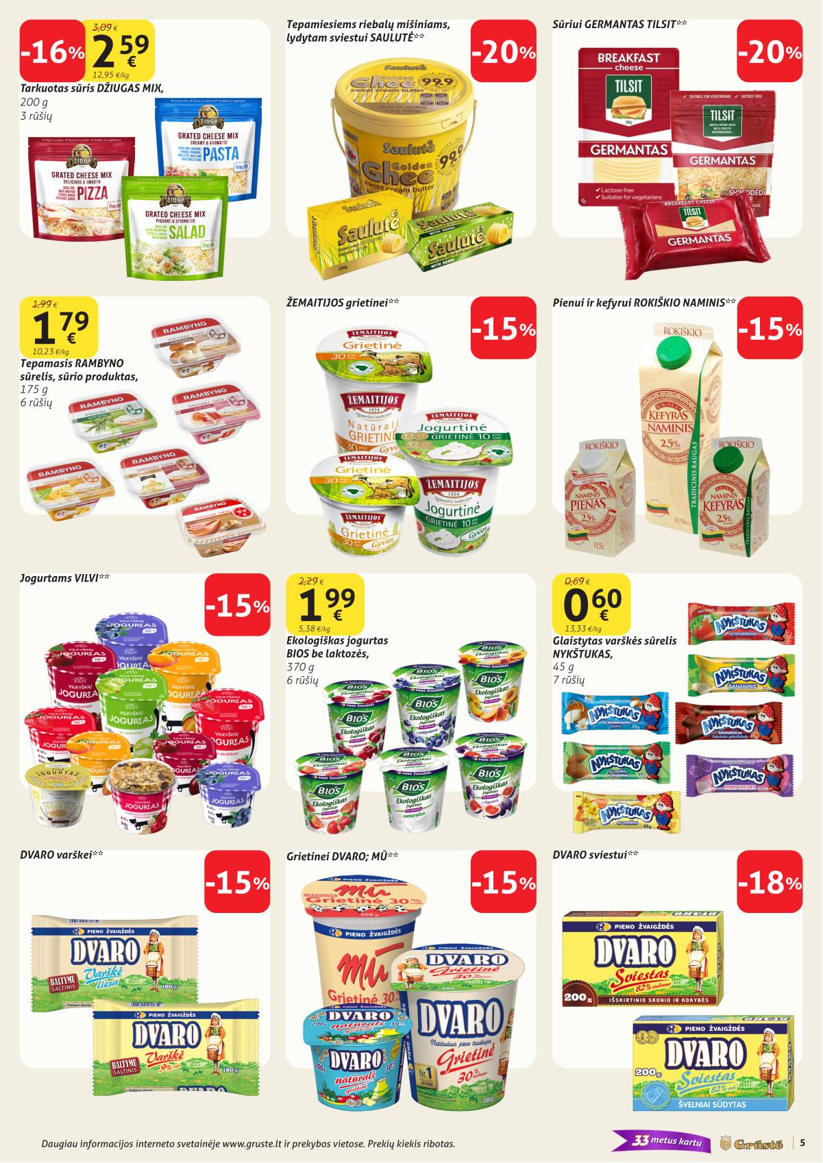 Grūstė - Grūstė akcijų leidinys | 2026-03-11 - 2026-03-30 5 puslapis