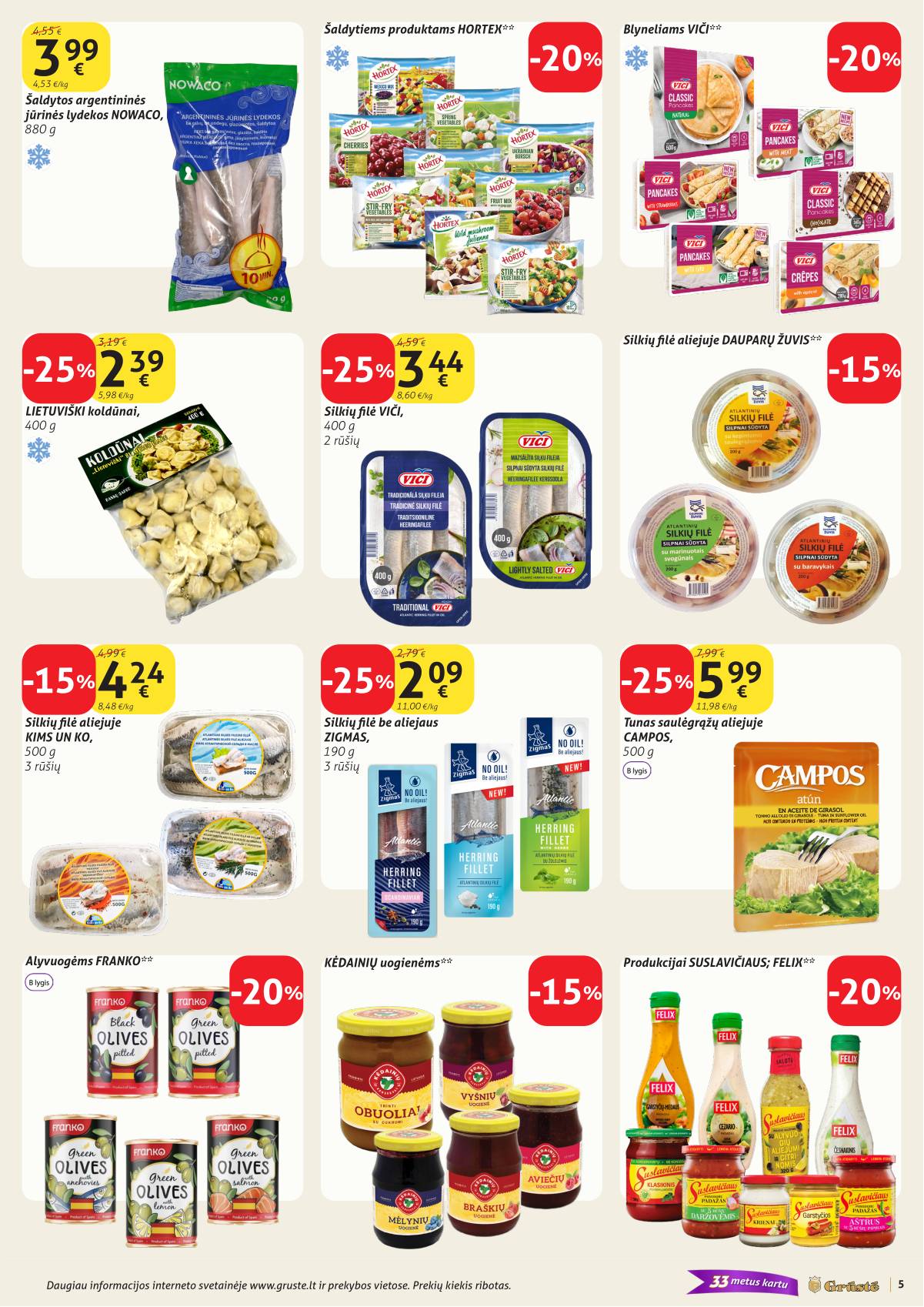 Grūstė - Grūstė akcijų leidinys Nr. 9 | 2026.03.21 - 2026.03.31 5 puslapis