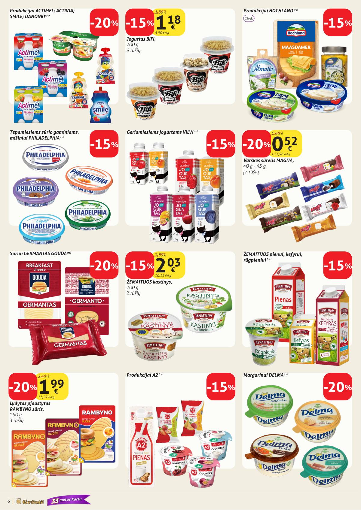 Grūstė - Grūstė akcijų leidinys Nr. 9 | 2026.03.21 - 2026.03.31 6 puslapis