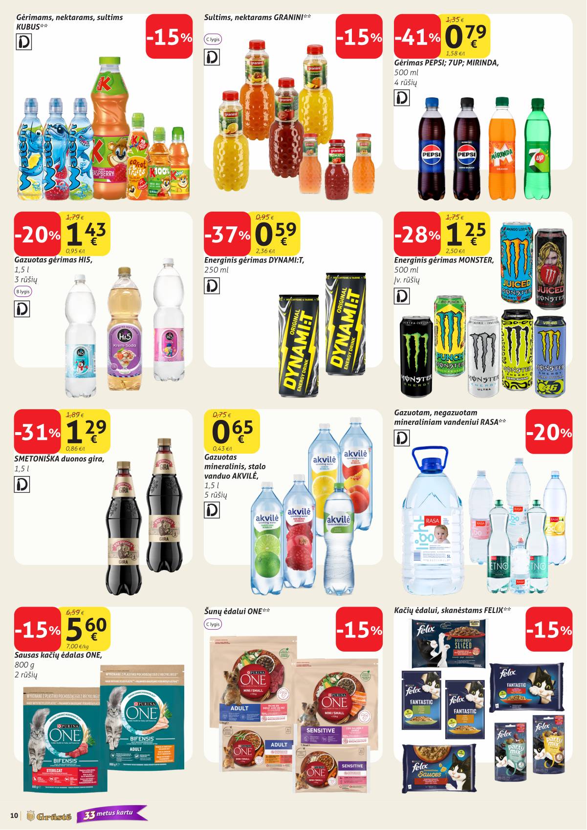 Grūstė - Grūstė akcijų leidinys Nr. 11 | 2026-04-11 - 2026-04-20 10 puslapis