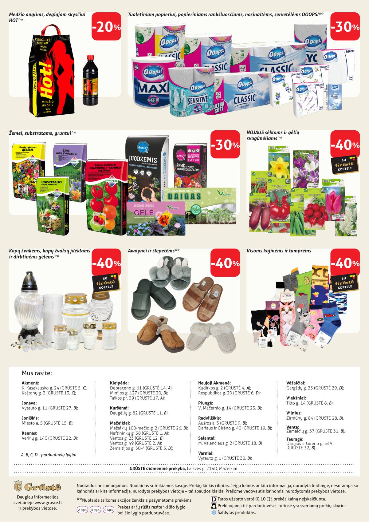 Grūstė - Grūstė akcijų leidinys Nr. 11 | 2026-04-11 - 2026-04-20 12 puslapis