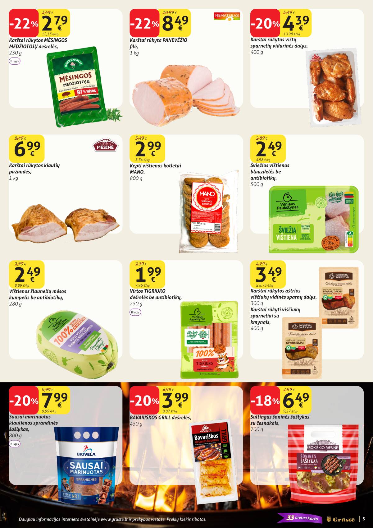 Grūstė - Grūstė akcijų leidinys Nr. 11 | 2026-04-11 - 2026-04-20 3 puslapis