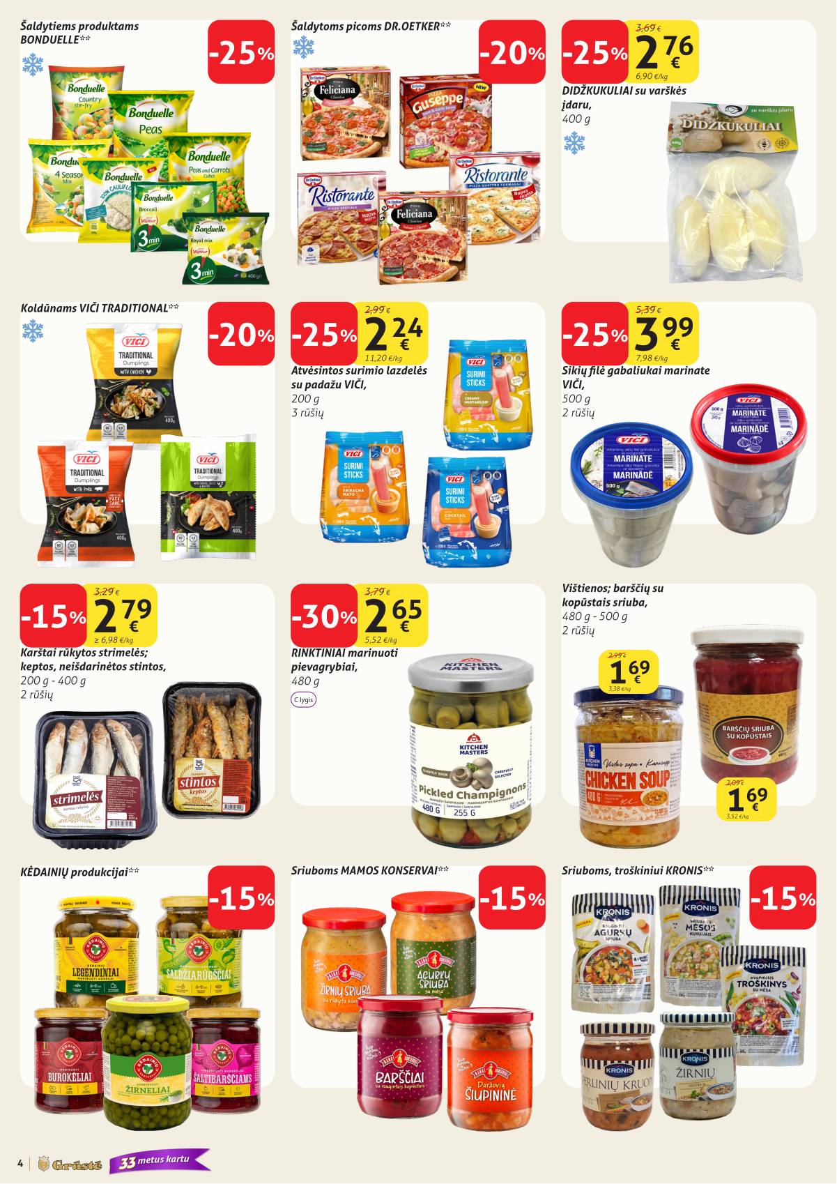 Grūstė - Grūstė akcijų leidinys Nr. 11 | 2026-04-11 - 2026-04-20 4 puslapis