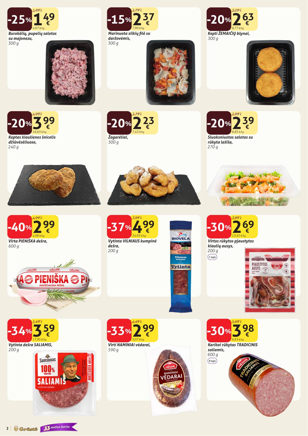 Grūstė - Grūstė akcijų leidinys Nr. 12 | 2026-04-21 - 2026-04-30 2 puslapis