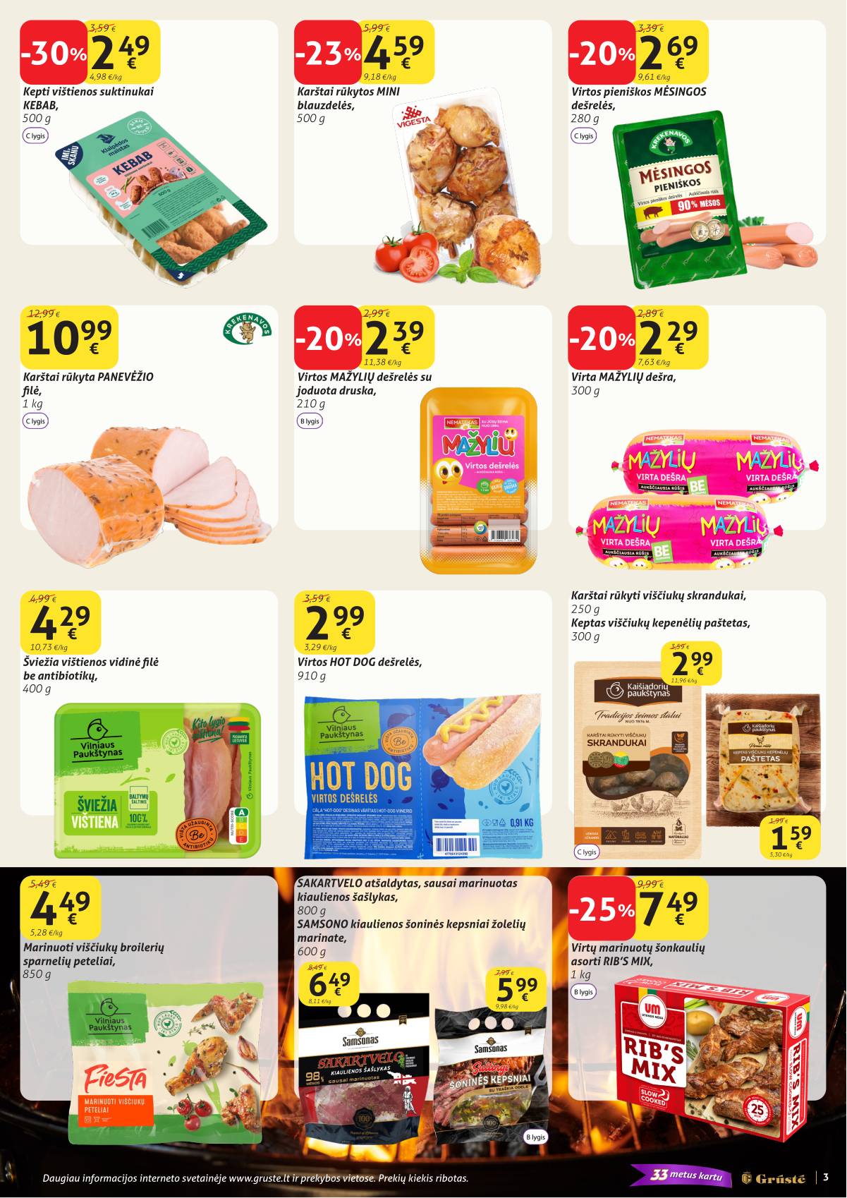 Grūstė - Grūstė akcijų leidinys Nr. 12 | 2026-04-21 - 2026-04-30 3 puslapis