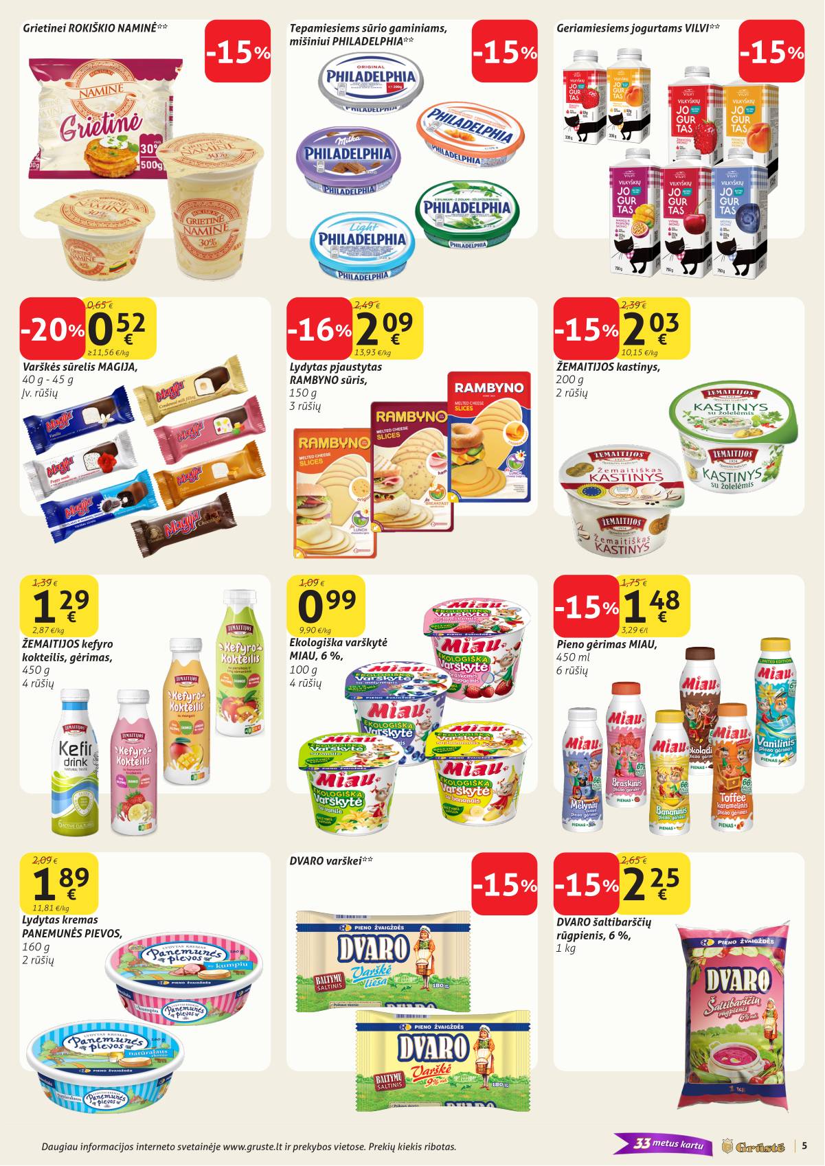 Grūstė - Grūstė akcijų leidinys Nr. 12 | 2026-04-21 - 2026-04-30 5 puslapis