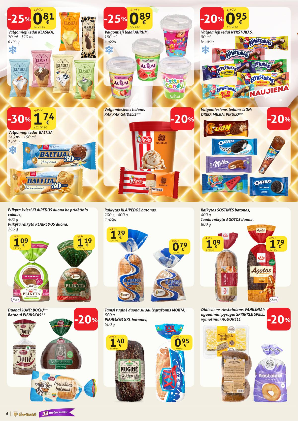 Grūstė - Grūstė akcijų leidinys Nr. 12 | 2026-04-21 - 2026-04-30 6 puslapis