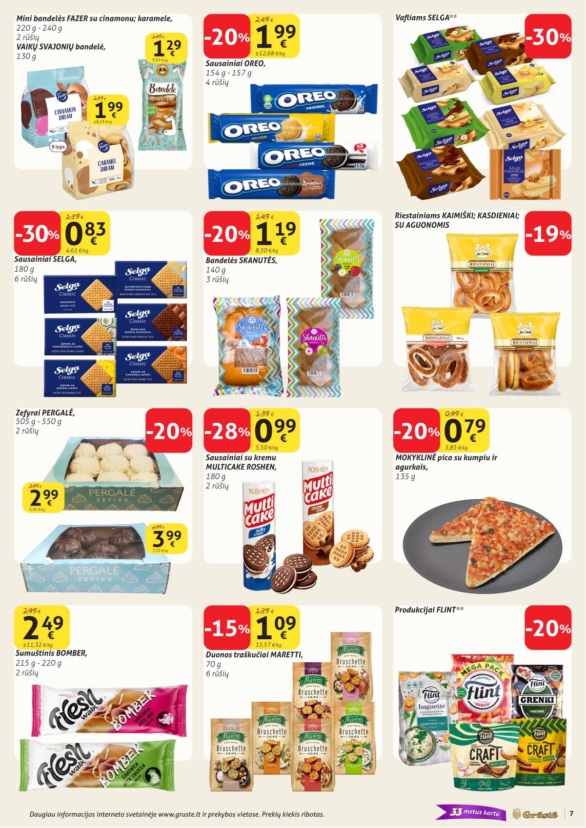 Grūstė - Grūstė akcijų leidinys Nr. 12 | 2026-04-21 - 2026-04-30 7 puslapis