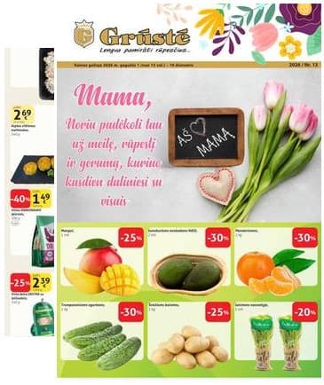 Grūstė - Grūste akcijų Leidinys Nr. 13 | 2026-05-01 - 2026-05-10 2026-05-01 – 2026-05-10