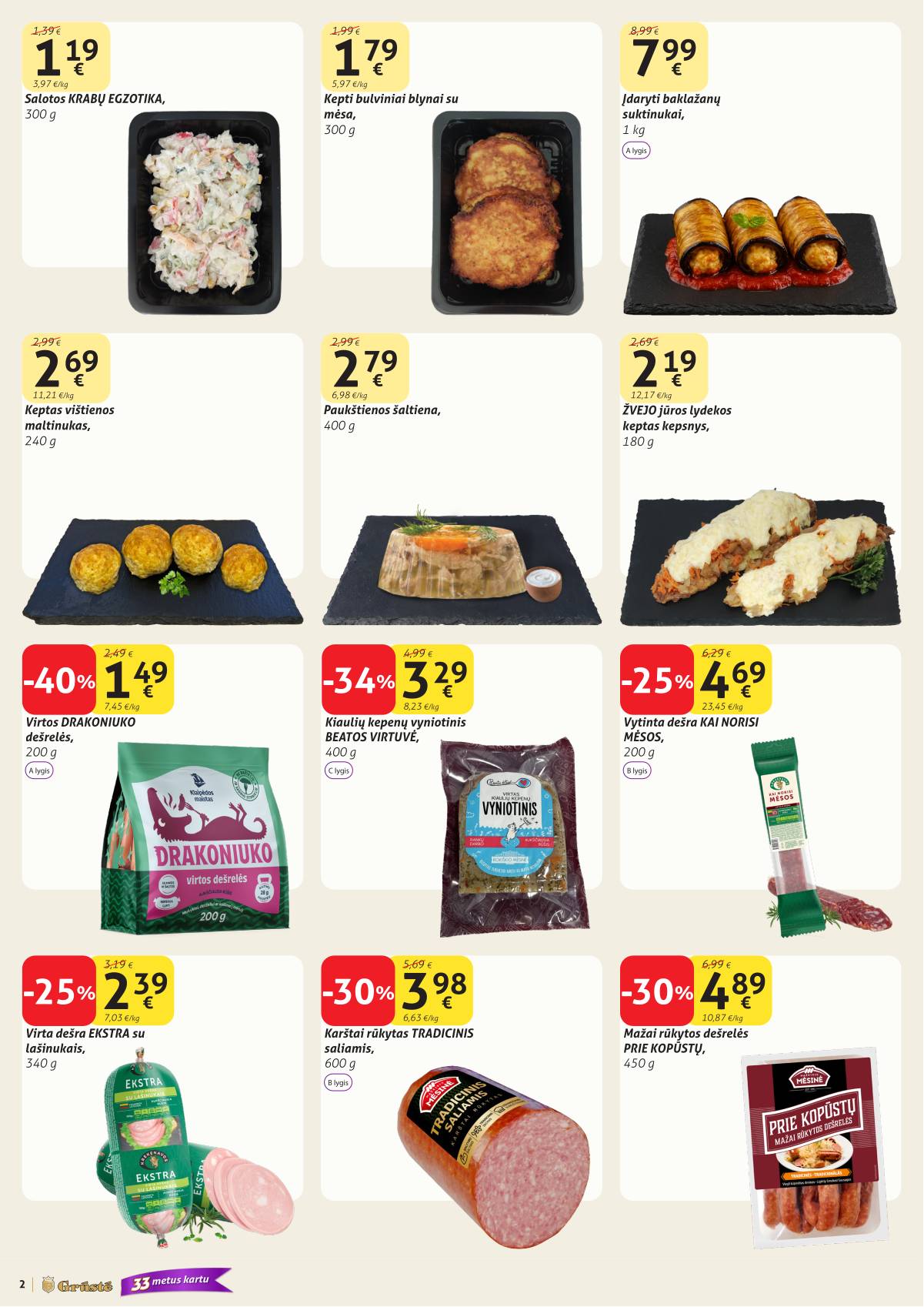 Grūstė - Grūste akcijų Leidinys Nr. 13 | 2026-05-01 - 2026-05-10 2 puslapis
