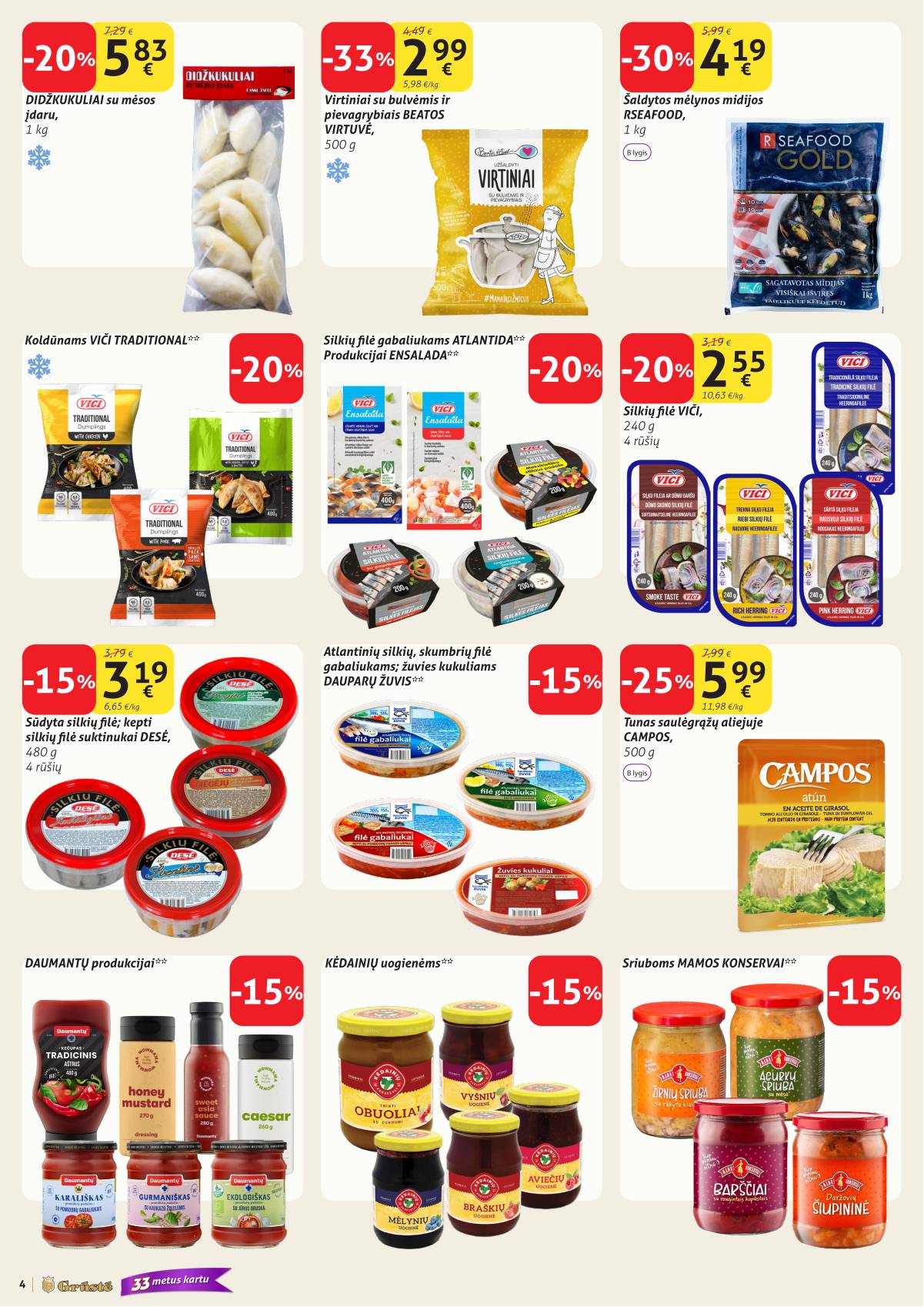 Grūstė - Grūste akcijų Leidinys Nr. 13 | 2026-05-01 - 2026-05-10 4 puslapis