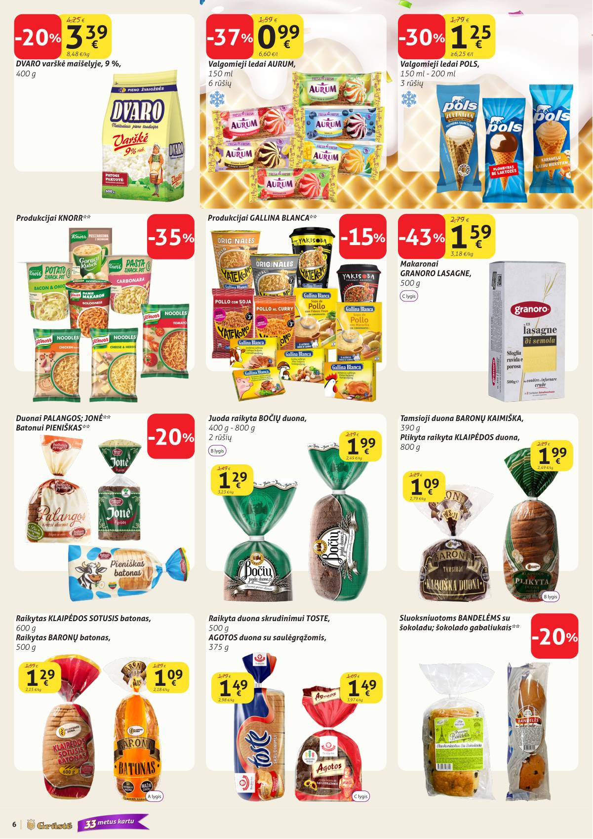 Grūstė - Grūste akcijų Leidinys Nr. 13 | 2026-05-01 - 2026-05-10 6 puslapis