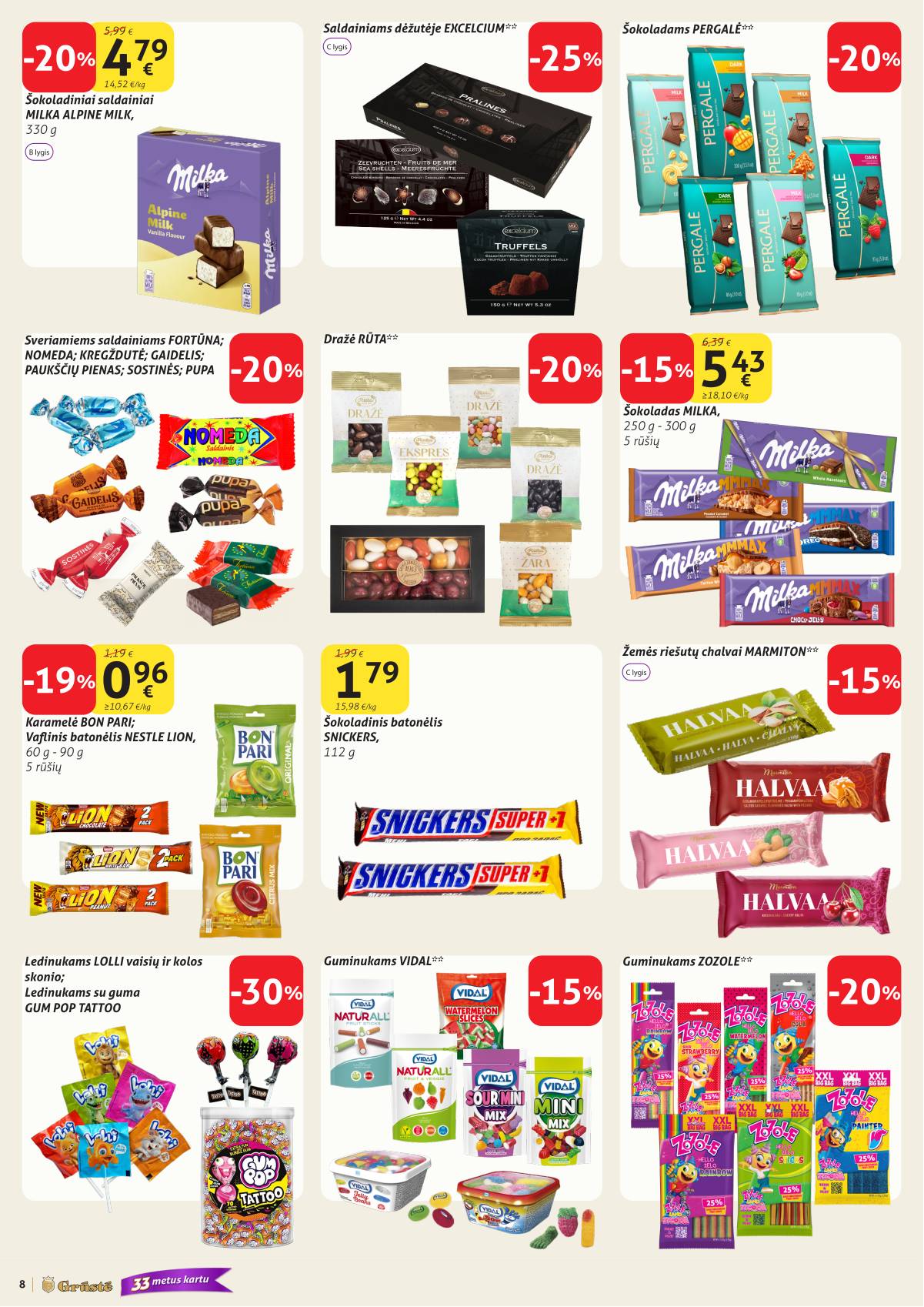 Grūstė - Grūste akcijų Leidinys Nr. 13 | 2026-05-01 - 2026-05-10 8 puslapis