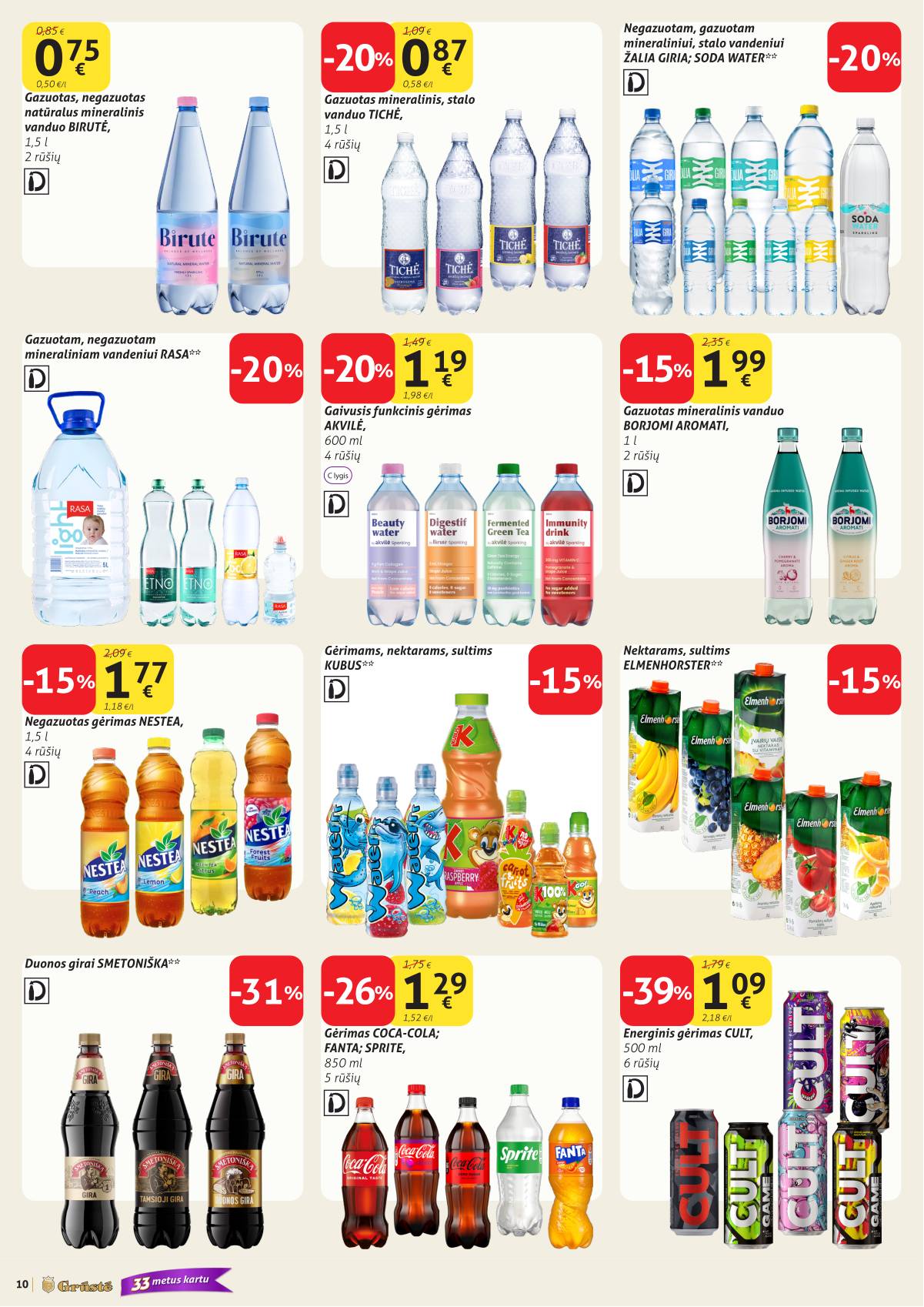 Grūstė - Grūstė akcijų Leidinys Nr. 15 | 2026-05-21 - 2026-05-31 10 puslapis
