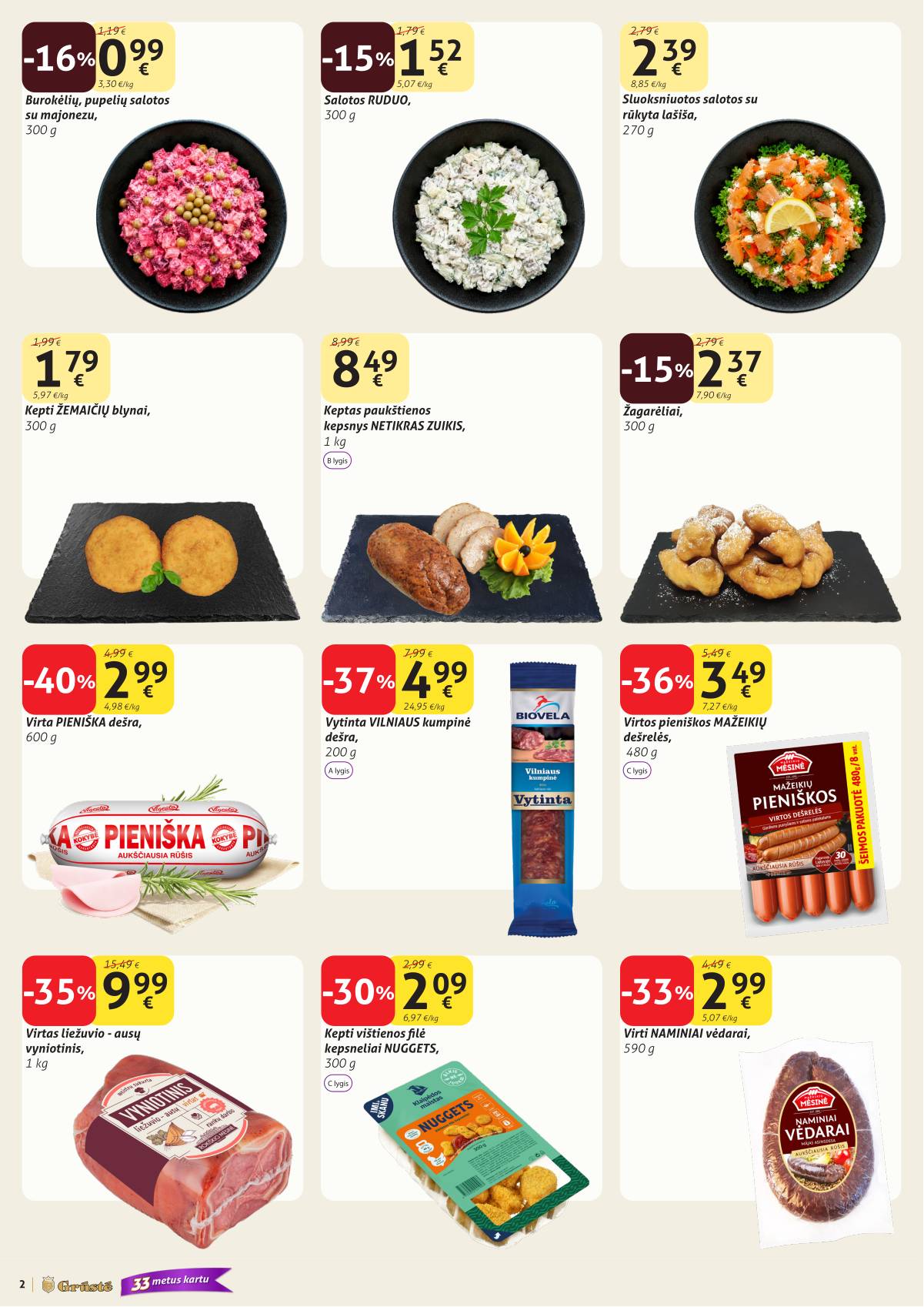 Grūstė - Grūstė akcijų Leidinys Nr. 15 | 2026-05-21 - 2026-05-31 2 puslapis