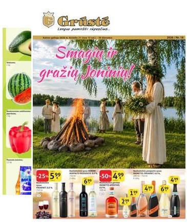 Grūstė - Grūstė akcijų leidinys Nr. 18 | 2026-06-21 - 2026-06-30 2026-06-21 – 2026-06-30