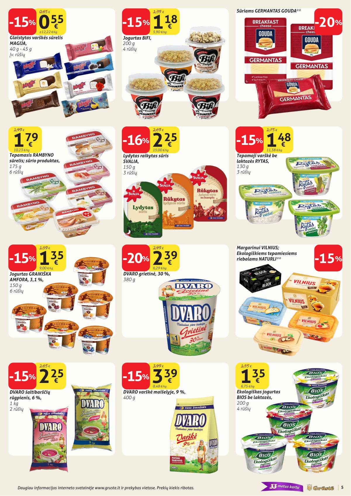 Grūstė - Grūstė akcijų leidinys Nr. 19 | 2026-07-01 - 2026-07-10 5 puslapis