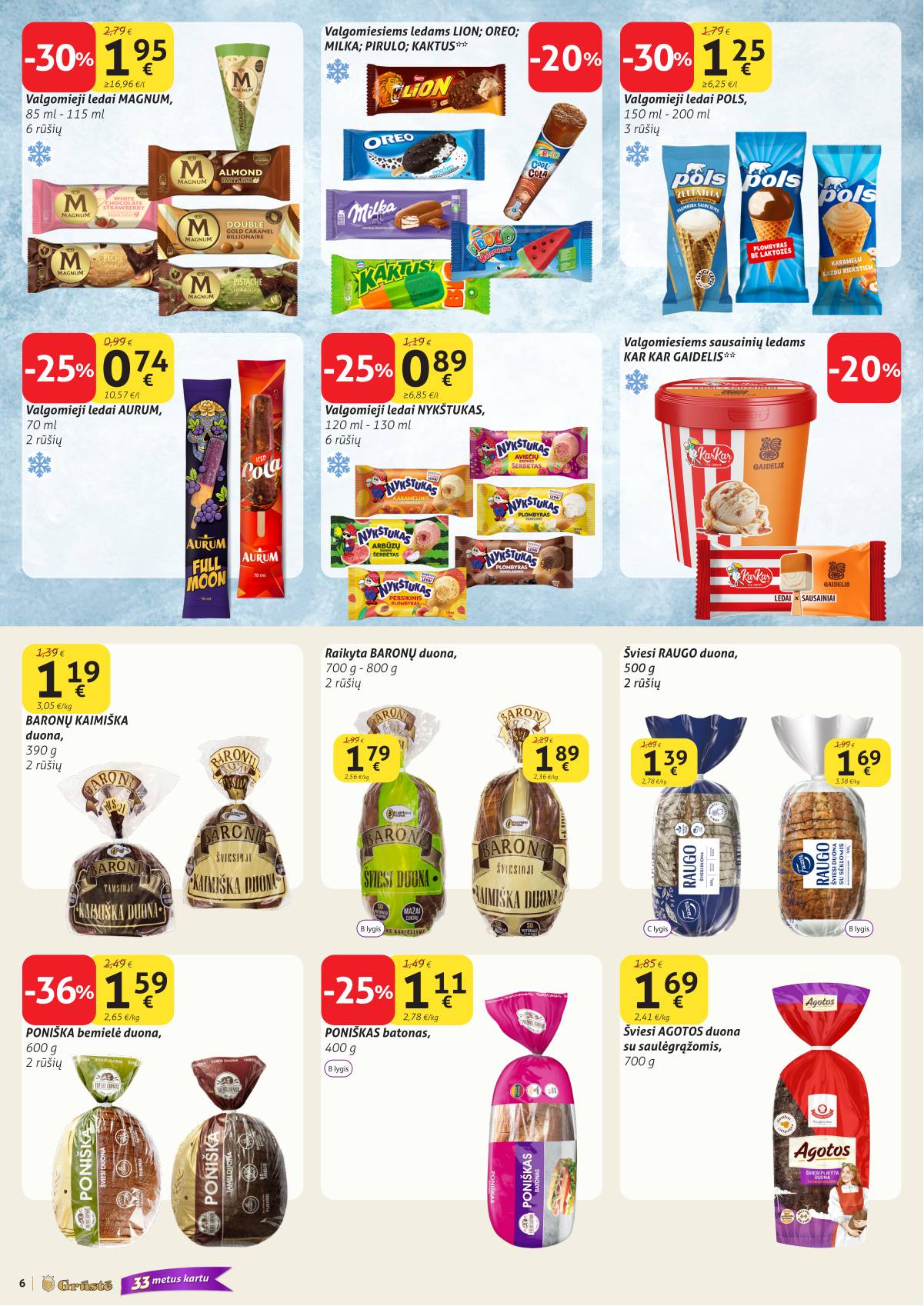 Grūstė - Grūstė akcijų leidinys Nr. 19 | 2026-07-01 - 2026-07-10 6 puslapis