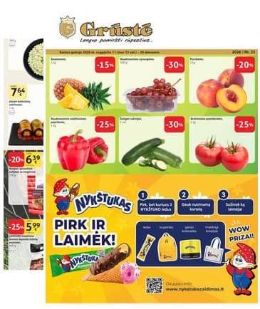 Grūstė - Techasas akcijų leidinys Nr. 23 | 2026-08-11 - 2026-08-20 2026-08-11 – 2026-08-20