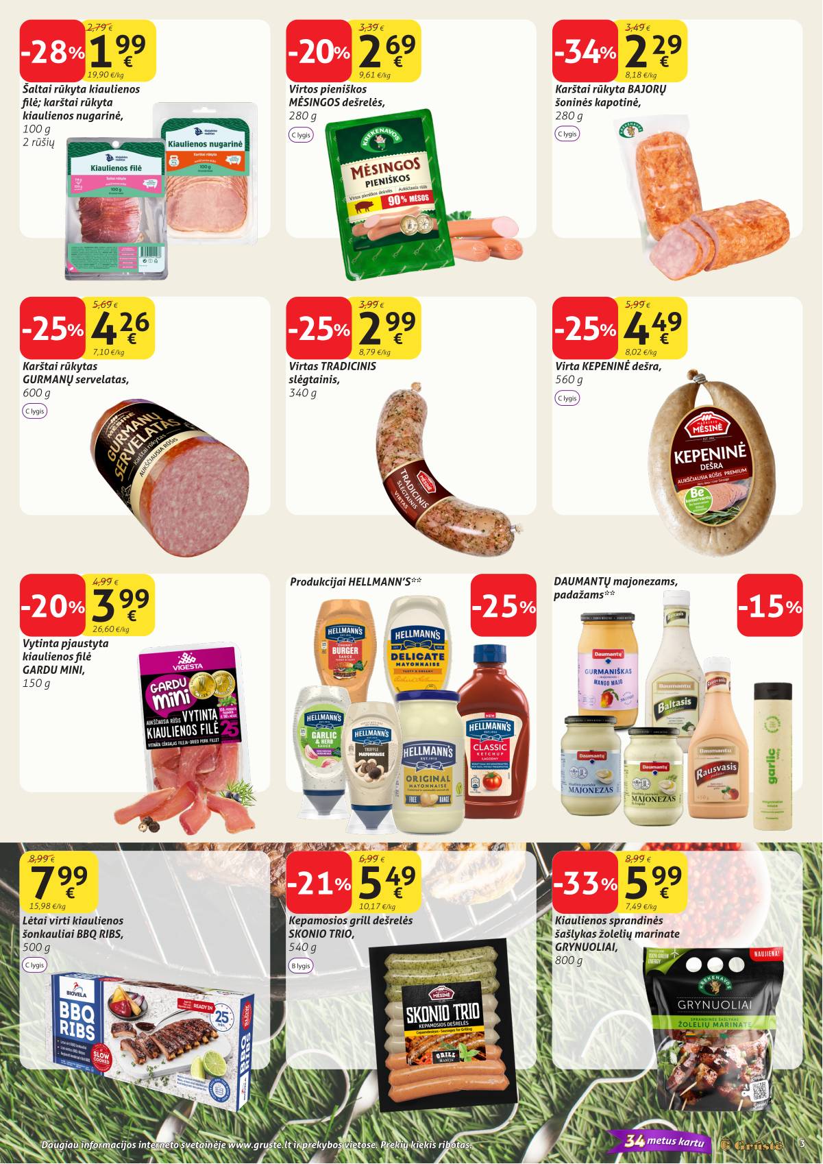 Grūstė - Grūste akcijų Leidinys Nr. 25 | 2026-09-01 - 2026-09-10 3 puslapis