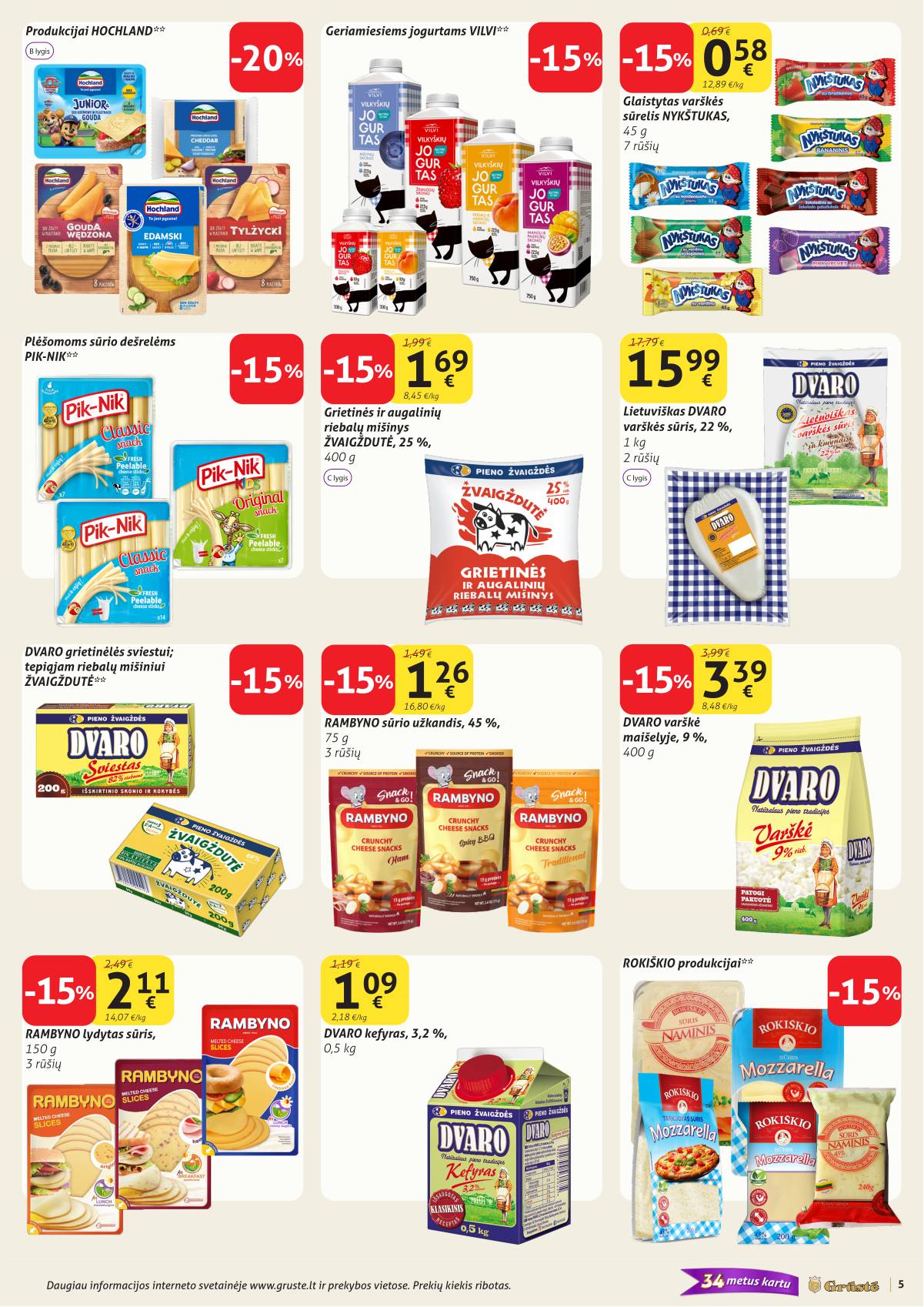 Grūstė - Grūste akcijų Leidinys Nr. 25 | 2026-09-01 - 2026-09-10 5 puslapis