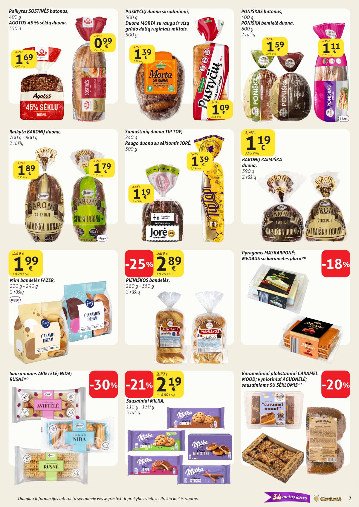 Grūstė - Grūste akcijų Leidinys Nr. 25 | 2026-09-01 - 2026-09-10 7 puslapis