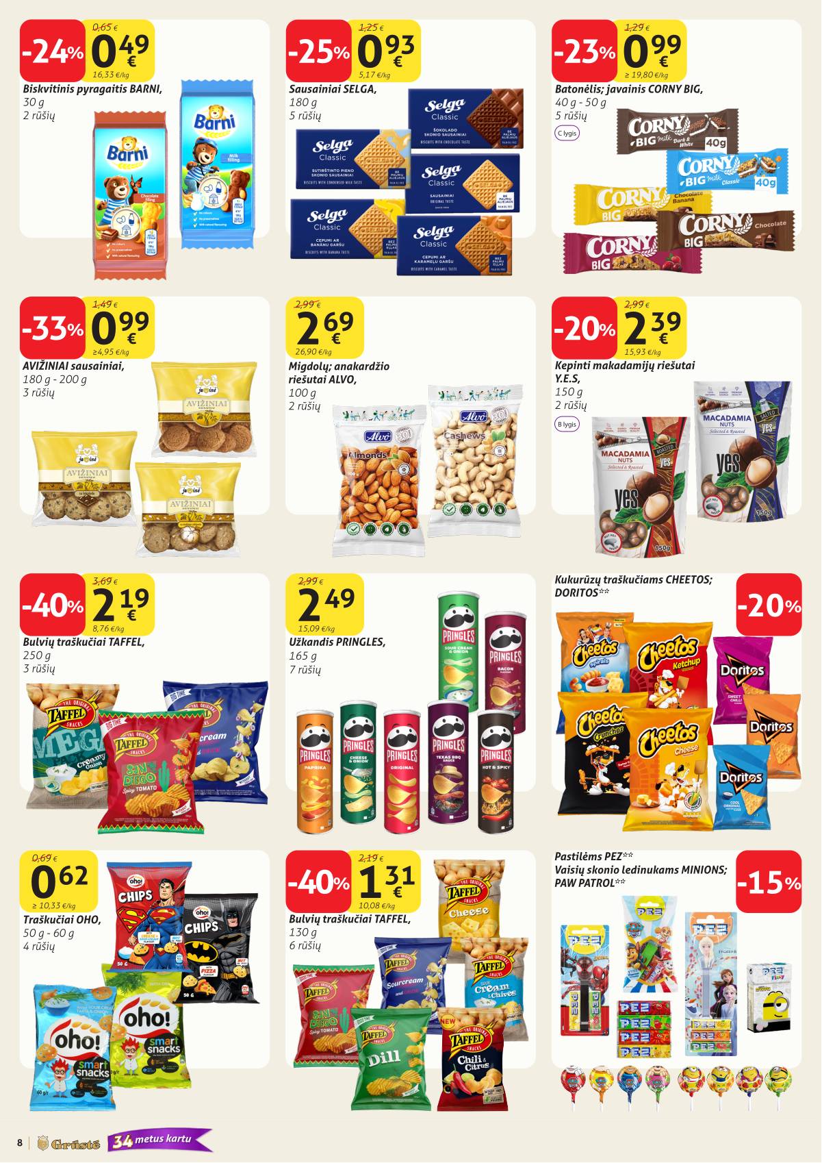 Grūstė - Grūste akcijų Leidinys Nr. 25 | 2026-09-01 - 2026-09-10 8 puslapis