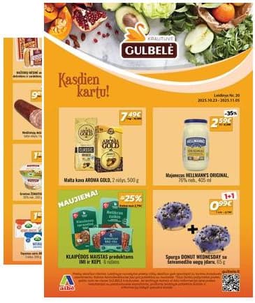 Gulbelė - Gulbelės akcijų leidinys 2025-10-23 – 2025-11-05