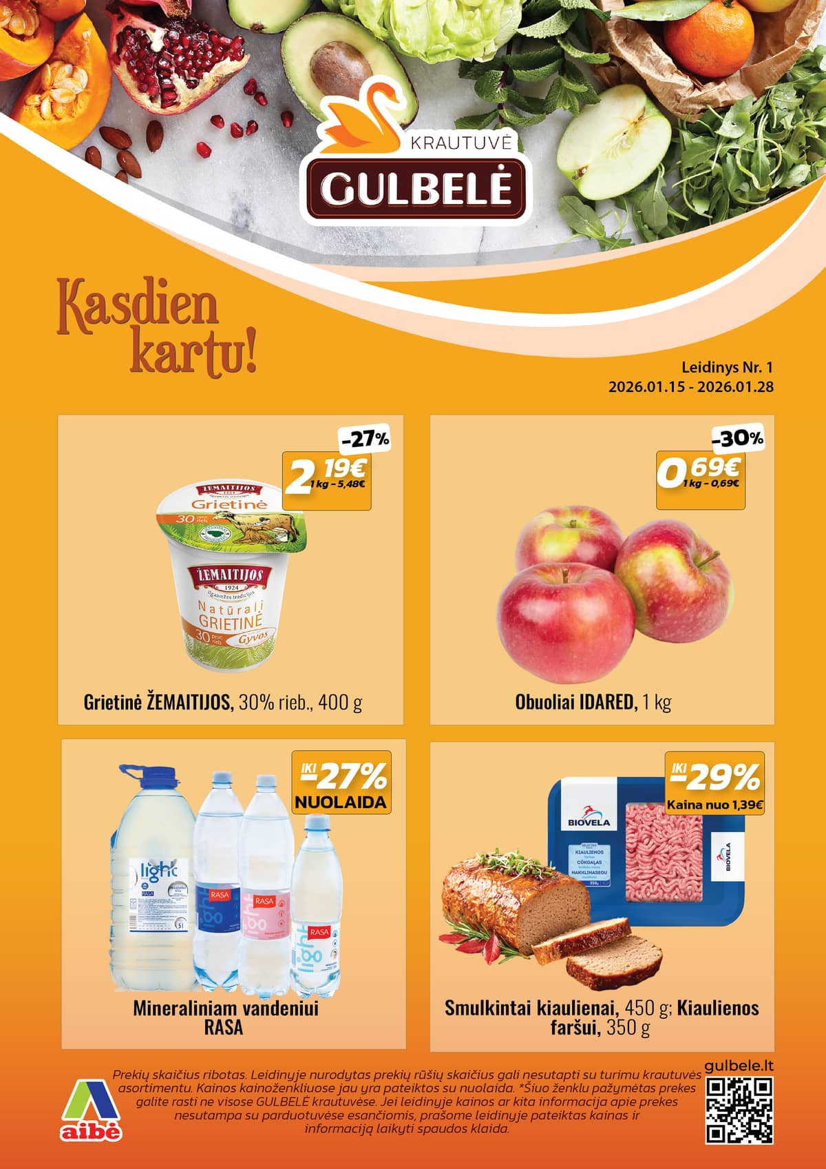 Gulbelė - Gulbelės akcijų leidinys 1 puslapis