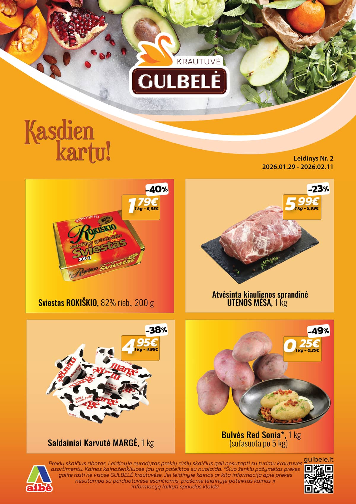 Gulbelė - Gulbelės akcijų leidinys 1 puslapis