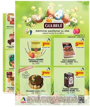Gulbelė - Gulbelės akcijų leidinys 2026-03-26 – 2026-04-15