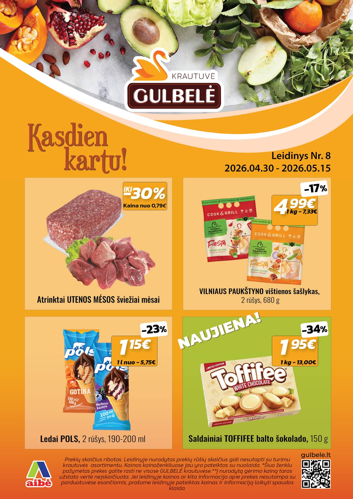 Gulbelė - Gulbelės akcijų leidinys 1 puslapis