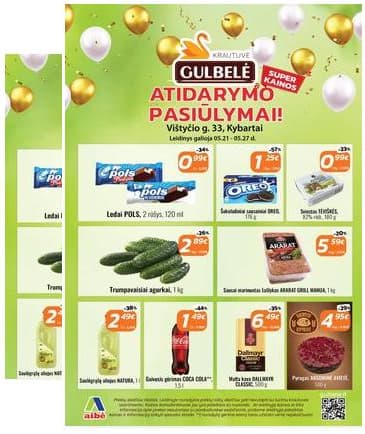 Gulbelė - Gulbelės akcijų leidinys 2026-05-20 – 2026-05-27