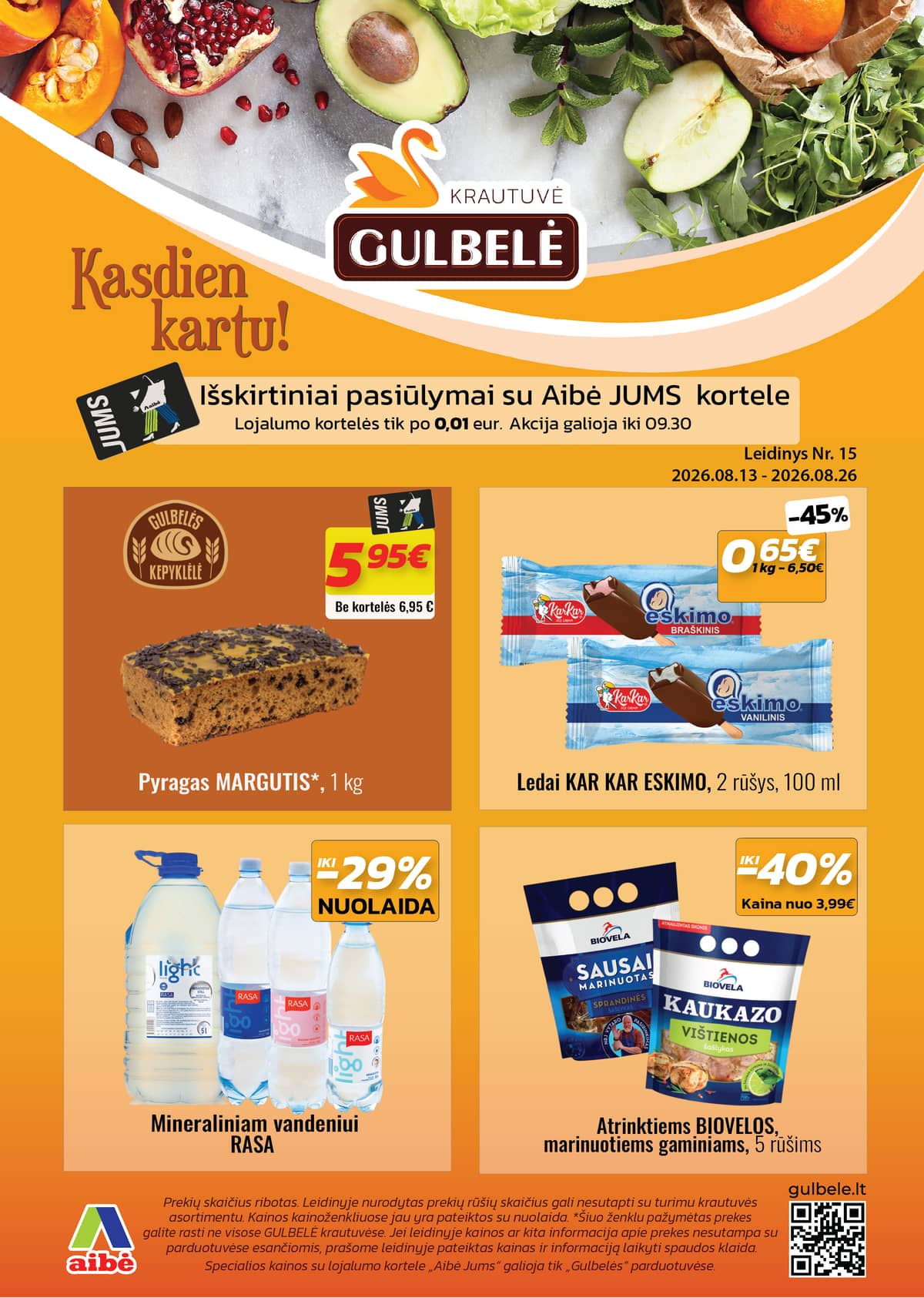 Gulbelė - Gulbelės akcijų leidinys 1 puslapis