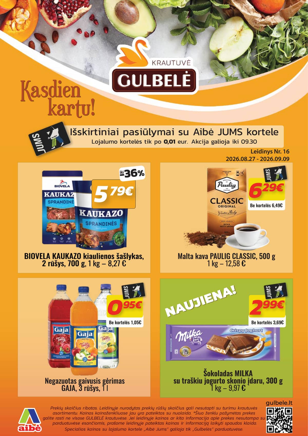 Gulbelė - Gulbelės akcijų leidinys 1 puslapis