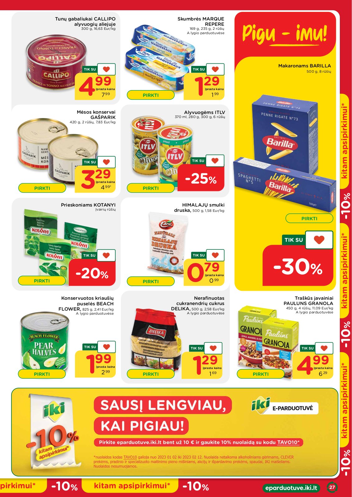 Iki 'IKI Leidinys „Mažiname kainas“ Nr.02' 27 puslapis