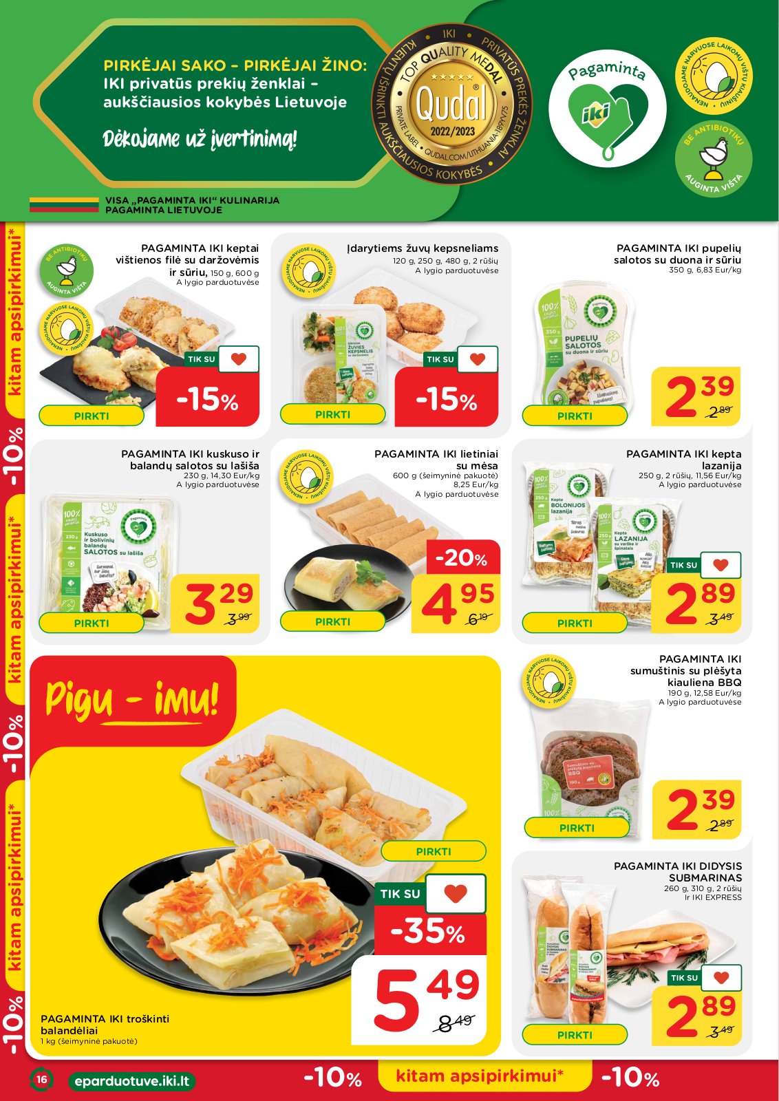 Iki 'IKI Leidinys „Mažiname kainas“ Nr.03' 16 puslapis