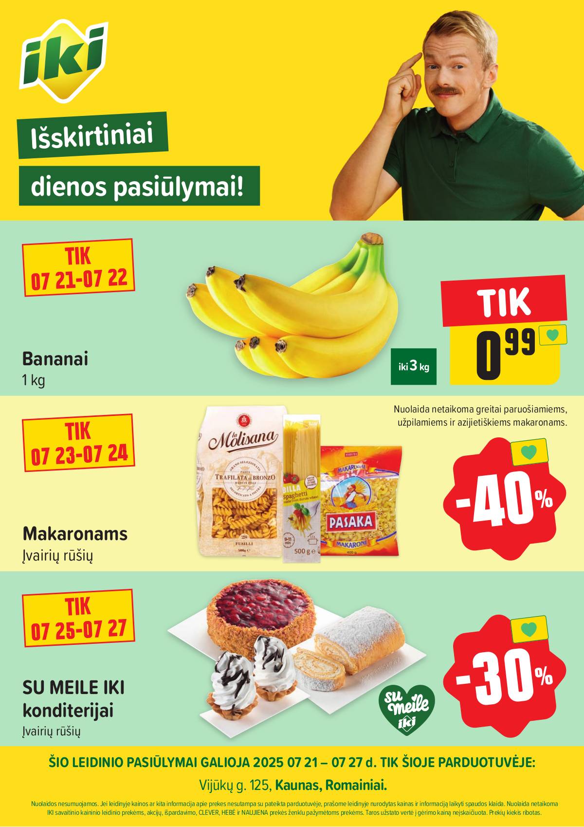 Iki - Specialūs pasiūlymai IKI Vijūkai parduotuvės klientams 1 puslapis