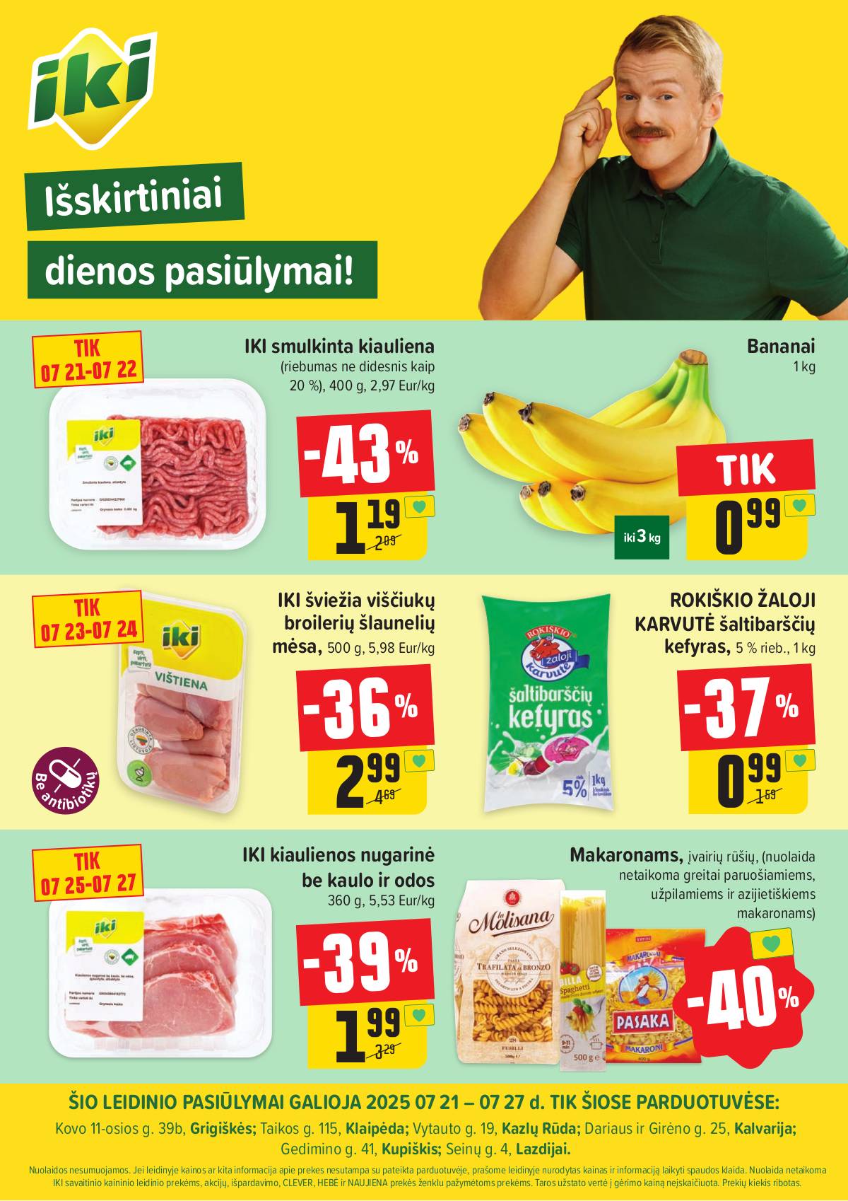 Iki - Specialūs pasiūlymai IKI parduotuvės klientams 1 puslapis
