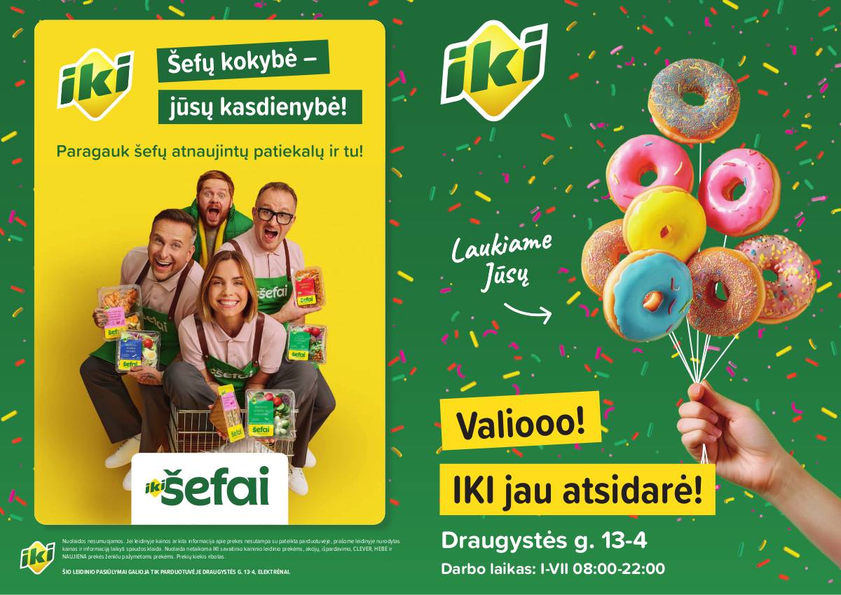 Iki - Specialūs pasiūlymai IKI Elektrėnai parduotuvės klientams 1 puslapis