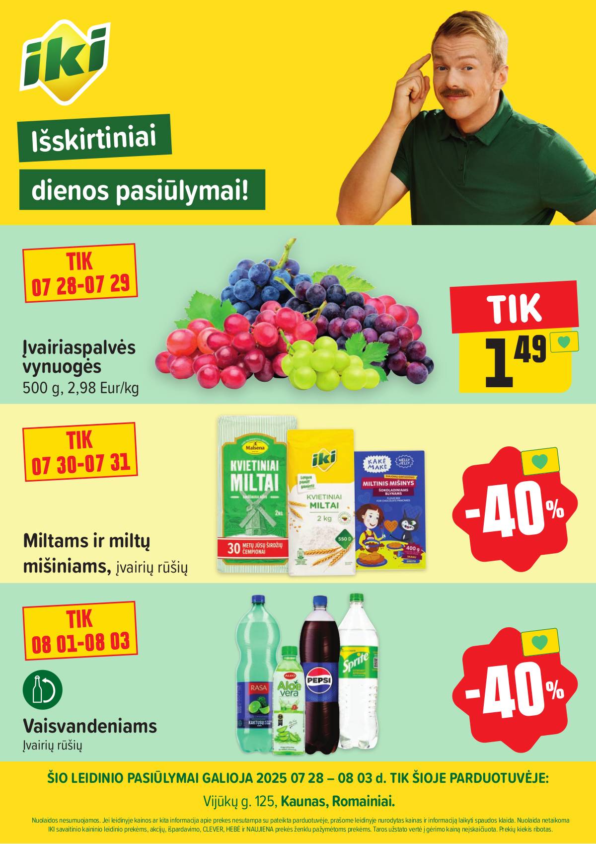 Iki - Specialūs pasiūlymai IKI Vijūkai parduotuvės klientams 1 puslapis