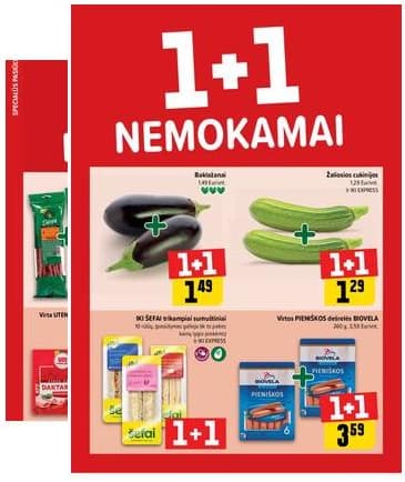 Iki - "IKI" 1+1 nuolaidų leidinys "Daugiau yra pigiau" 2025-07-28 – 2025-08-03