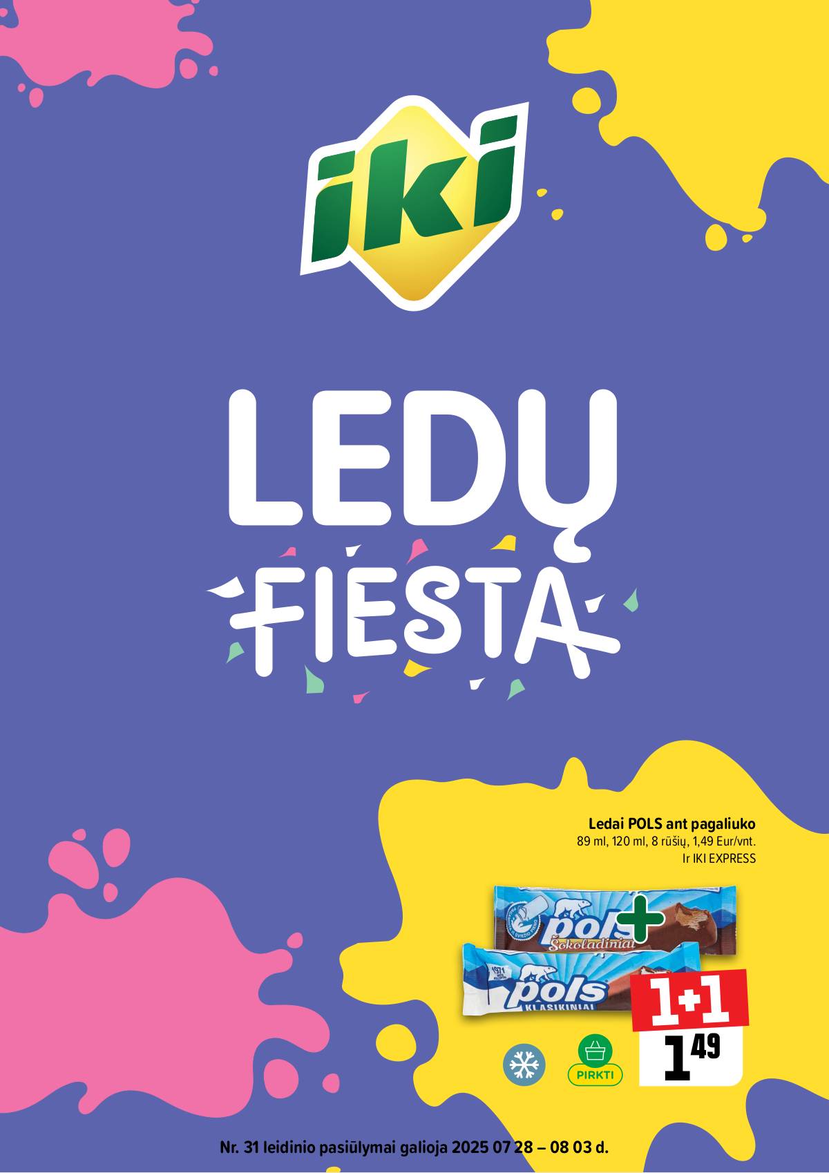 Iki - Ledų fiesta 1 puslapis